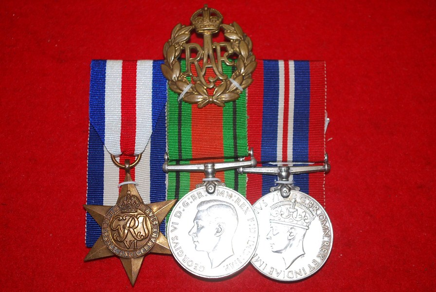 WW2 BRITISH 3 MEDAL GROUP-SOLD
