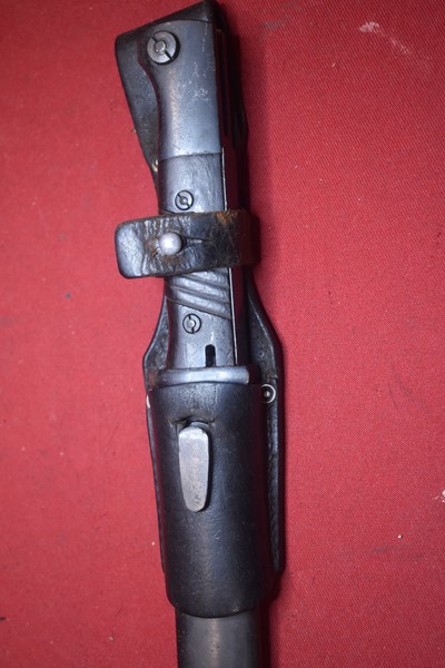 WW2 GERMAN K98 BAYONET WITH LEATHER FROG-SOLD.