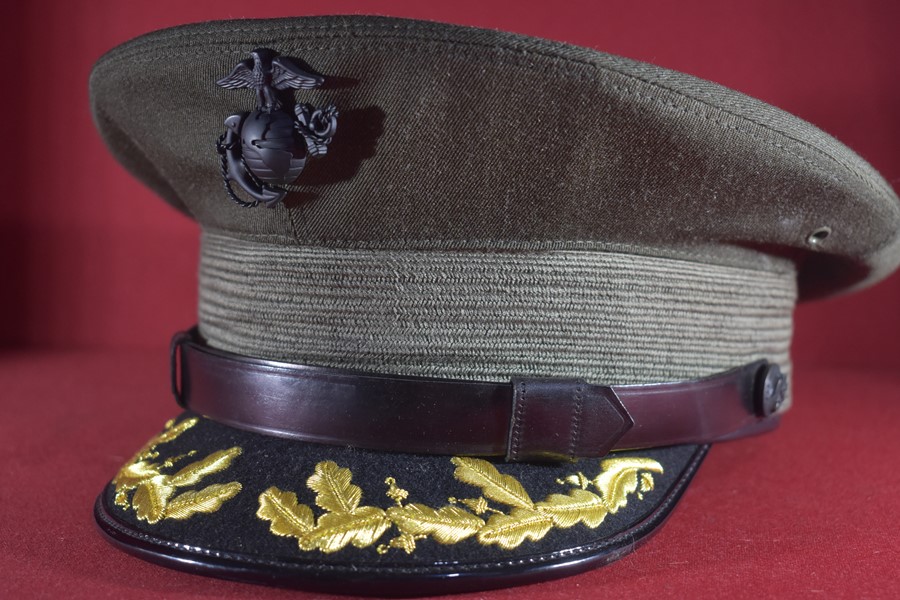 USMC OFFICERS PEAK HAT-SOLD
