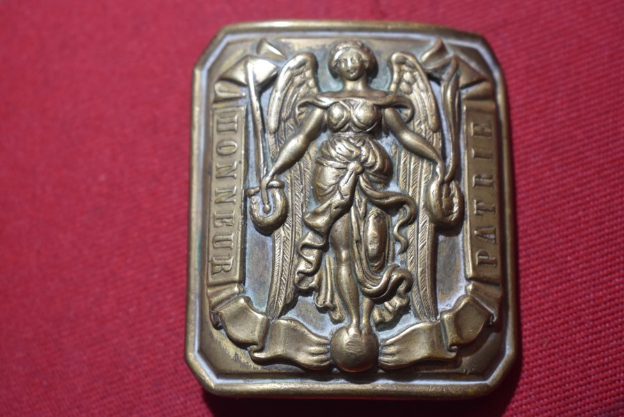 FRENCH ARMY OFFICERS BELT BUCKLE-LOUIS PHILIPPE