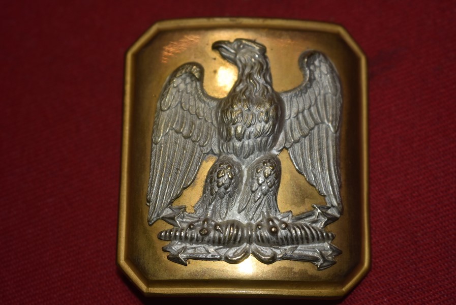 FRENCH SECOND EMPIRE NAPOLEON III CAVALRY OFFICERS BELT BUCKLE