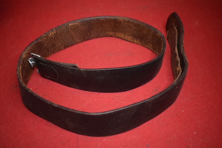 WW2 GERMAN ARMY SOLDIERS LEATHER BELT-ON HOLD PB
