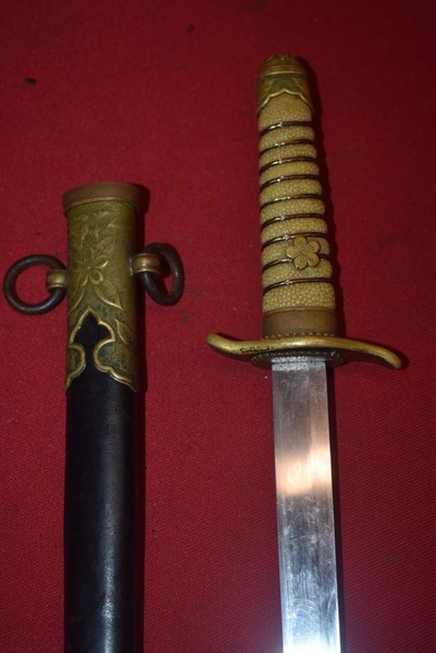 WW2 JAPANESE NAVAL OFFICERS DAGGER-SOLD