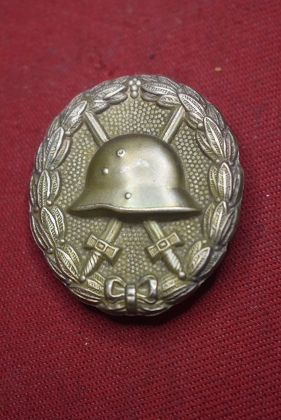 WW1 GERMAN WOUND BADGE IN SILVER