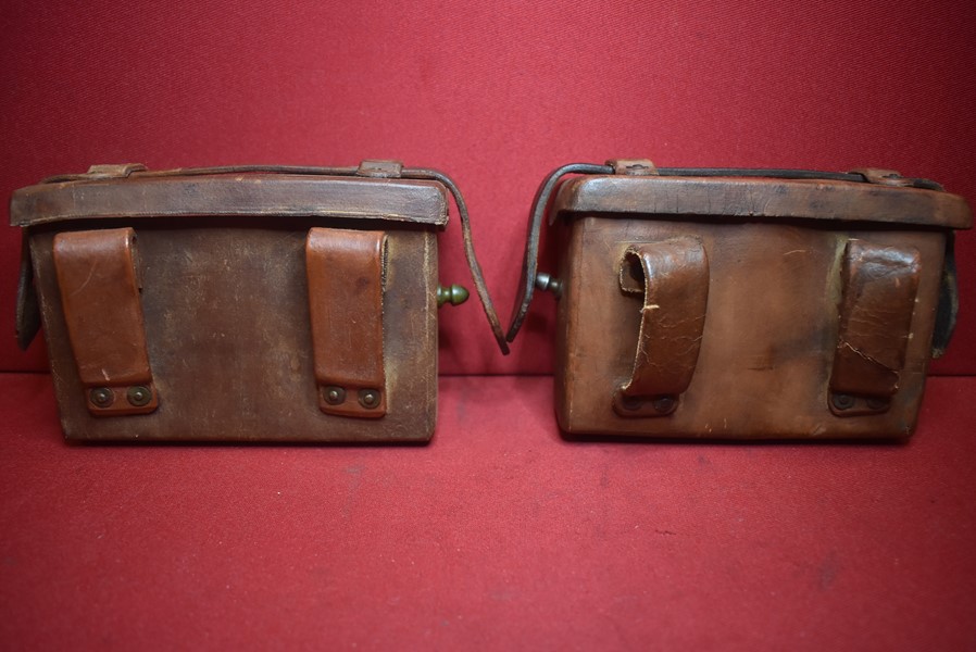 WW2 JAPANESE PAIR OF FRONT AMMO POUCHES-SOLD