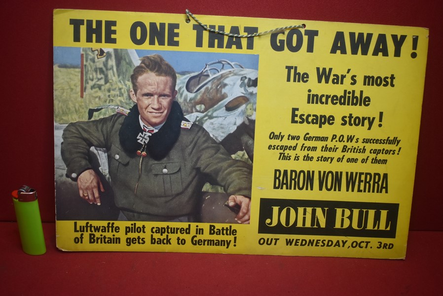 JOHN BULL ADVERTISING CARD "THE ONE THAT GOT AWAY"-SOLD