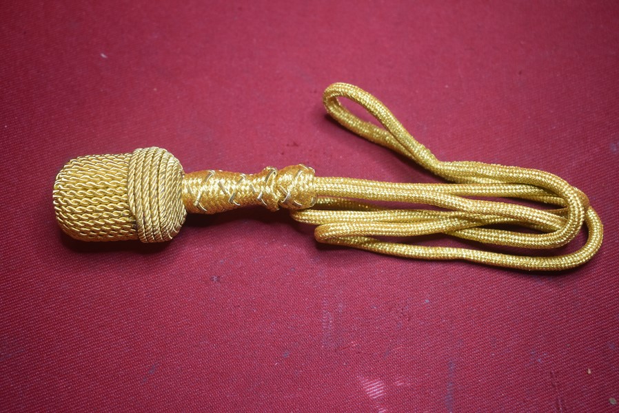WW2 GERMAN DAGGER KNOT IN GOLD FOR GENERALS-SOLD