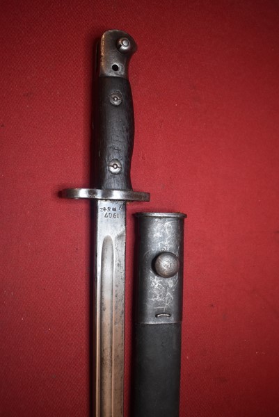WW2 ISSUED PATTERN 07 BAYONET FOR THE 303 RIFLE BY WILKINSON.-SOLD