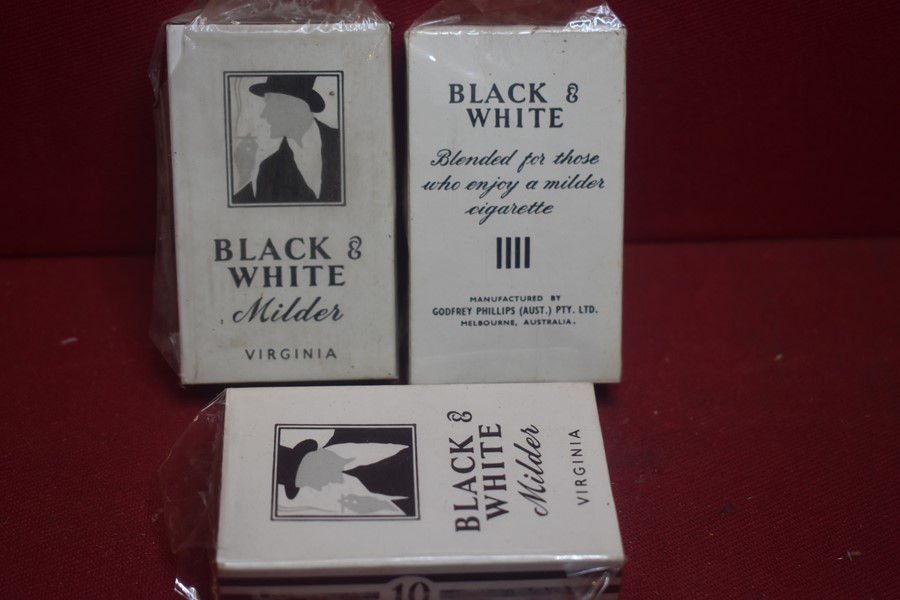 WW2 PERIOD "BLACK AND WHITE" CIGARETTES