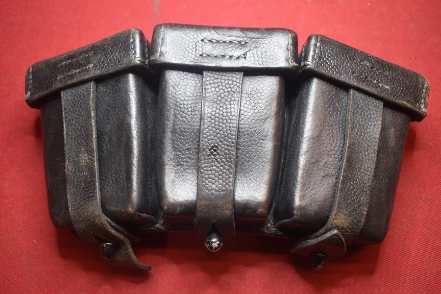 GERMAN WW2 TRIPLE AMMO POUCH FOR THE K98 RIFLE-SOLD