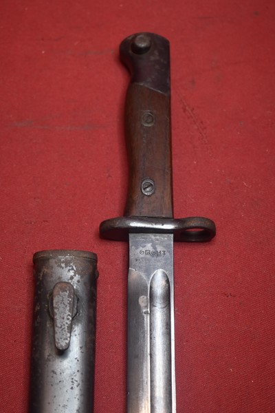 WW1/2 THAILAND (SIAM) ISSUE BAYONET FOR THE MAUSER RIFLE
