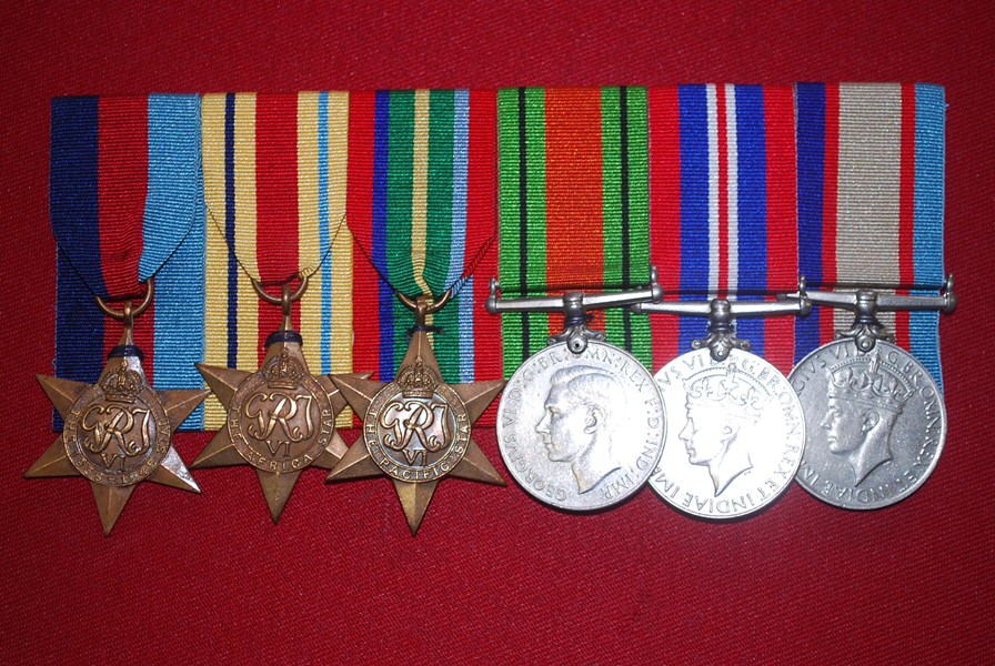 WW2 AUSTRALIAN 6 MEDAL GROUP-SYRIA AND KOKODA-SOLD
