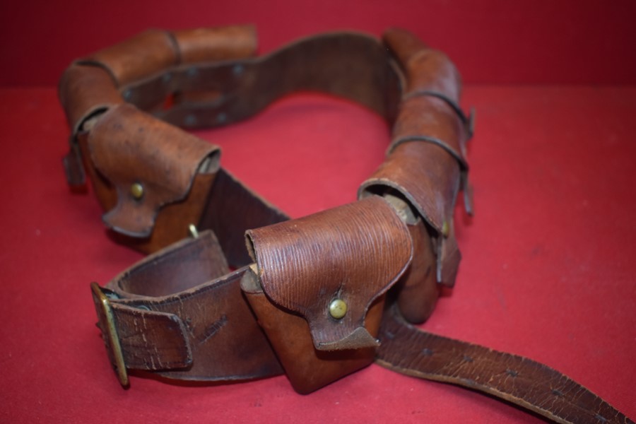 WW1 LIGHT HORSE 9 POCKET BANDOLEER-SOLD