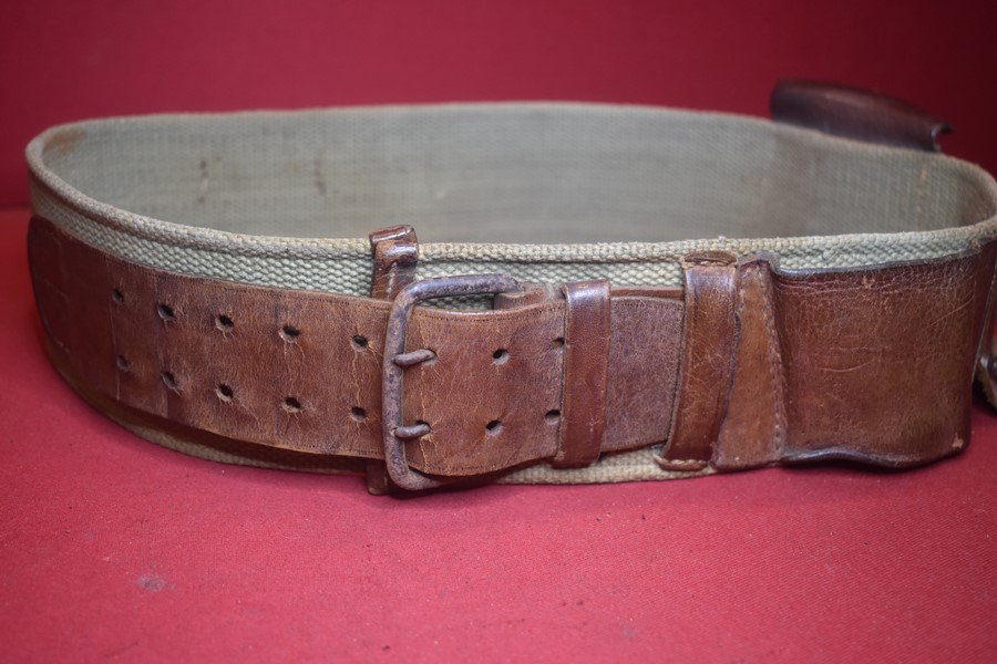 WW2 JAPANESE OFFICERS SWORD BELT-SOLD