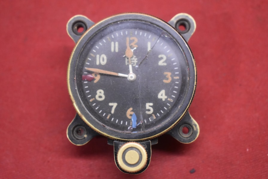 WW2 JAPANESE ZERO COCKPIT CLOCK SEIKOSHA