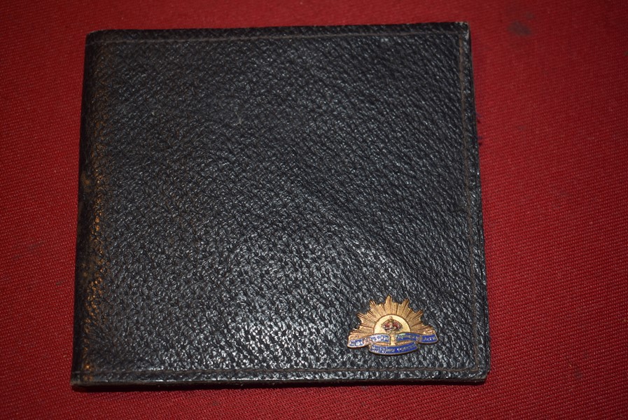 UN-ISSUED AUSTRALIAN SOLDIERS LEATHER WALLET-SOLD