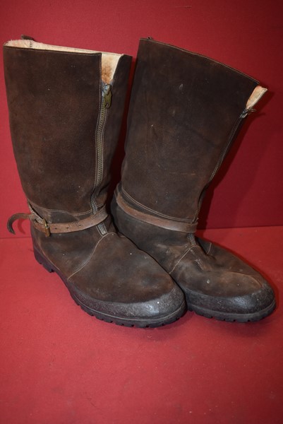 WW2 RAF 1941 PATTERN 'BOMBER' FLYING BOOTS-SOLD