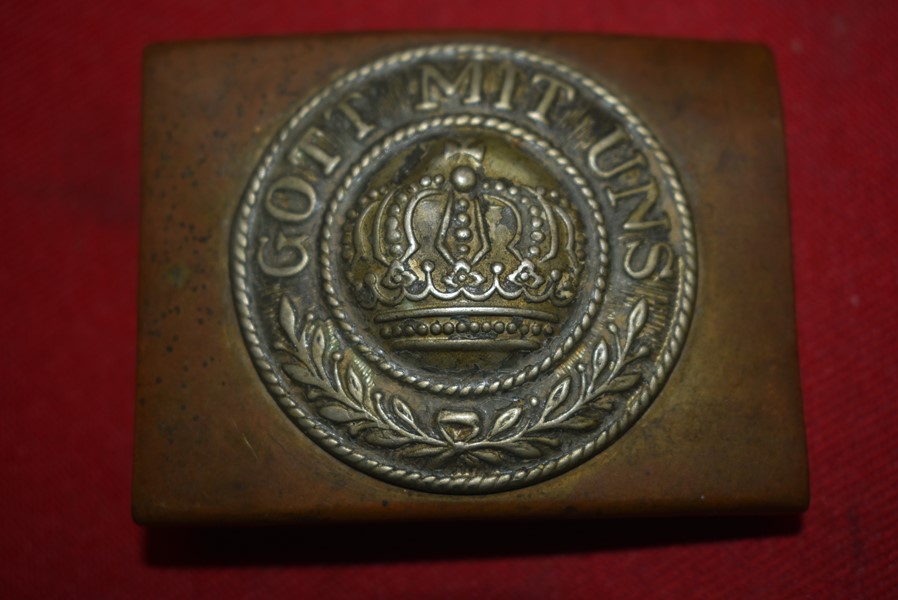 WW1 GERMAN ARMY ENLISTED/NCO BELT BUCKLE-SOLD