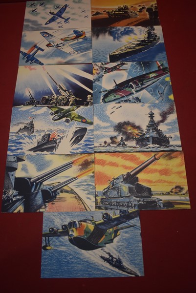 WW2 PORTUGUESE PRO BRITISH POSTCARDS-SOLD
