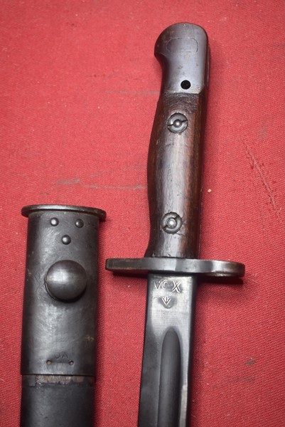 WW2 AUSTRALIAN ISSUED LITHGOW 303 BAYONET ORANGE ARSENAL-SOLD