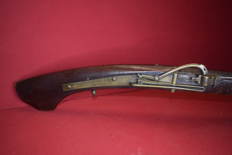 ORIGINAL JAPANESE EDO PERIOD TANEGASHIMI MATCHLOCK RIFLE WITH BALL TRIGGER-SOLD