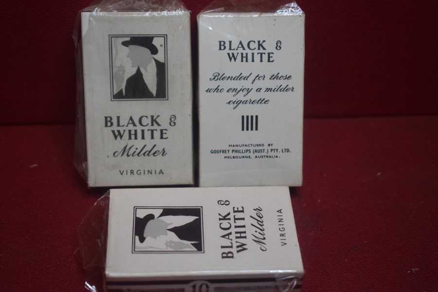 WW2 PERIOD "BLACK AND WHITE" CIGARETTES-SOLD