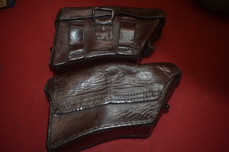 WW1 GERMAN M88 PAIR OF AMMUNITION POUCHES FOR THE MANNLICHER RIFLE-SOLD