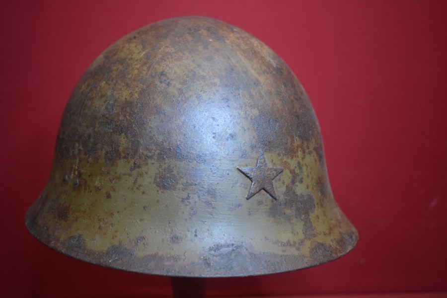 WW2 JAPANESE HELMET SHELL.-SOLD