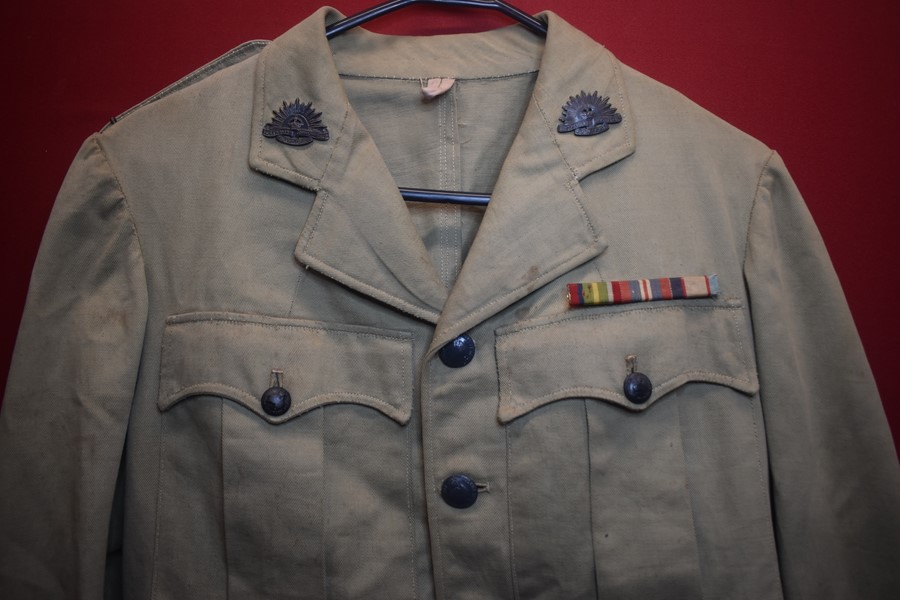 WW2 WESTERN AUSTRALIAN NAMED ARMY OFFICERS TUNIC-ON HOLD BM-SOLD