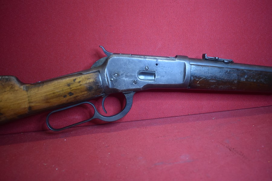 DE-ACTIVATED 1892 MODEL WINCHESTER LEVER ACTION REPEATING RIFLE EARLY 1900'S CARBINE-SOLD