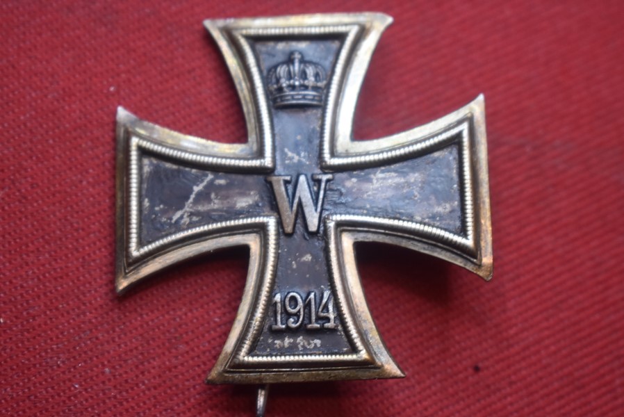 WW1 GERMAN IRON CROSS FIRST CLASS BY KO-SOLD