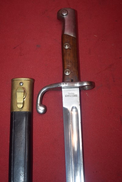 M1908 BRAZILIAN GERMAN MADE MAUSER BAYONET-SOLD