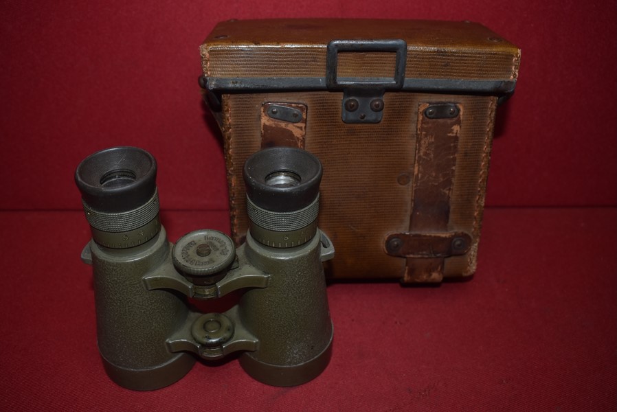 WW1 08 GERMAN CASED BINOCULARS-SOLD