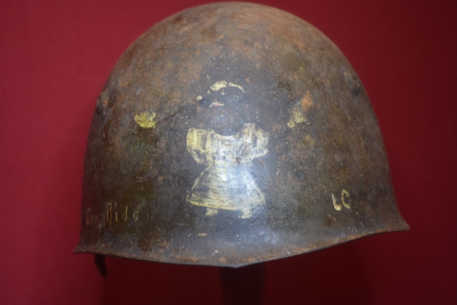 WW2 ITALIAN ARMY PERSONALISED M33 HELMET