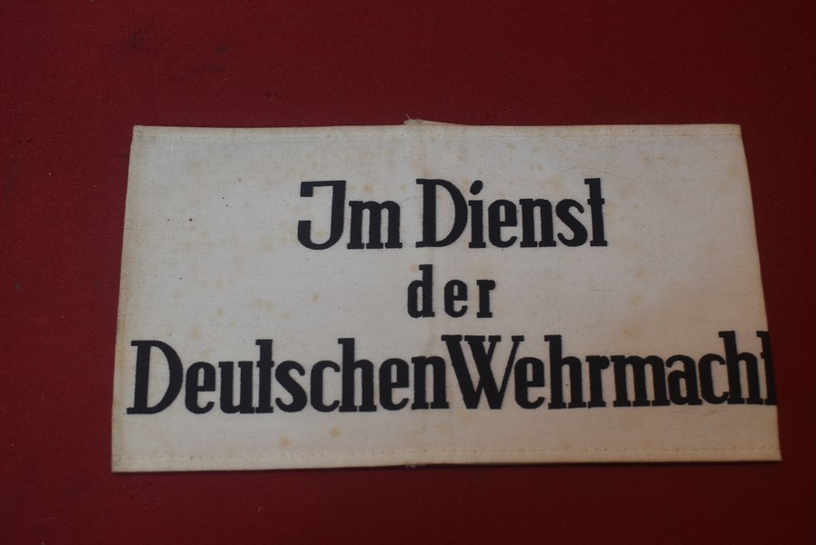 WW2 GERMAN ARMY SERVICE ARMBAND