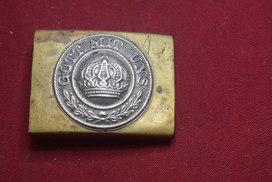 WW1 IMPERIAL GERMAN SOLDIERS BELT BUCKLE. code k