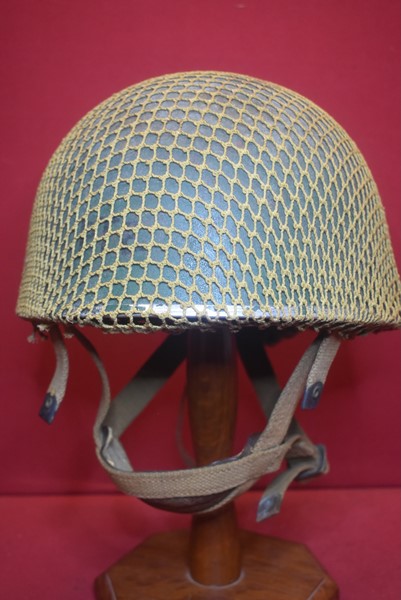 BRITISH PARATROOPERS HELMET DATED 1956