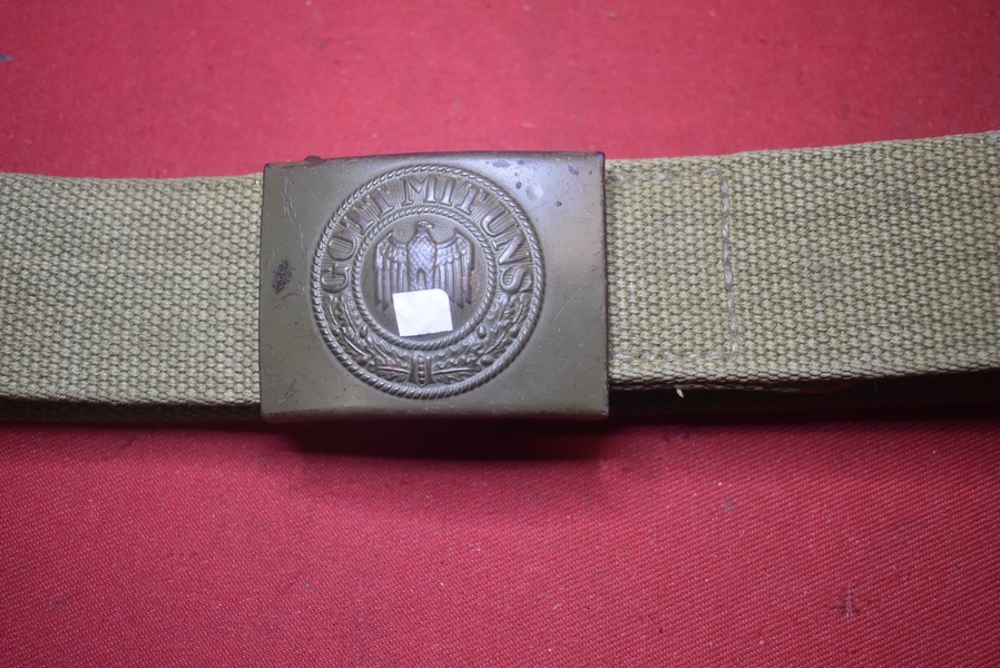 WW2 GERMAN AFRIKA KORPS BELT AND BUCKLE-SOLD