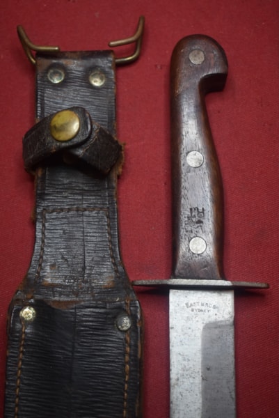 WW2 AUSTRALIAN FIGHTING KNIFE BY EAST BROTHERS-US FORCES ISSUE
