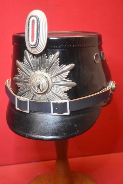GERMAN PRE WW2 PERIOD BERLIN POLICE SHAKO