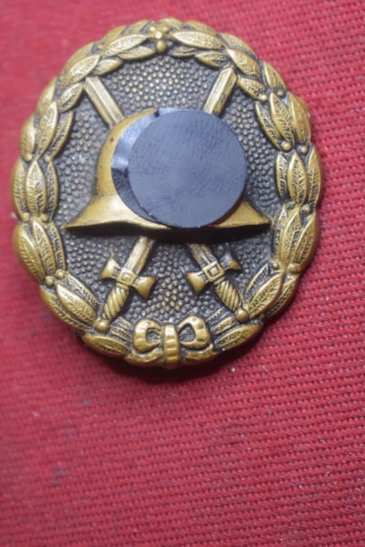 WW2 GERMAN SPANISH WAR CONDOR LEGION WOUND BADGE IN BLACK-SOLD