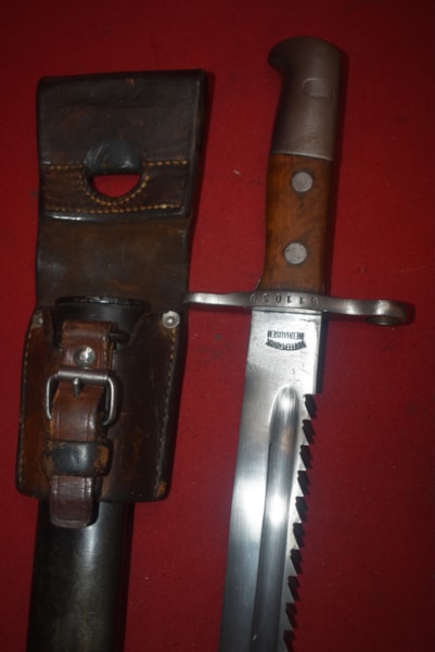 SWISS MODEL 1914 ENGINEERS SAWBACK BAYONET