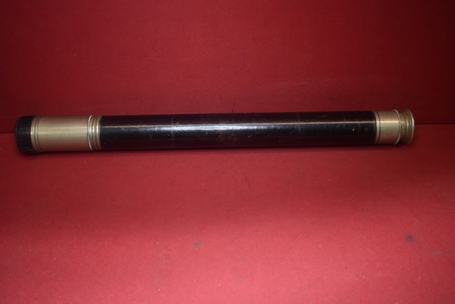 SINGLE DRAW TELESCOPE BY ROSS OF LONDON No 74753 ADELAIDE PROVENANCE