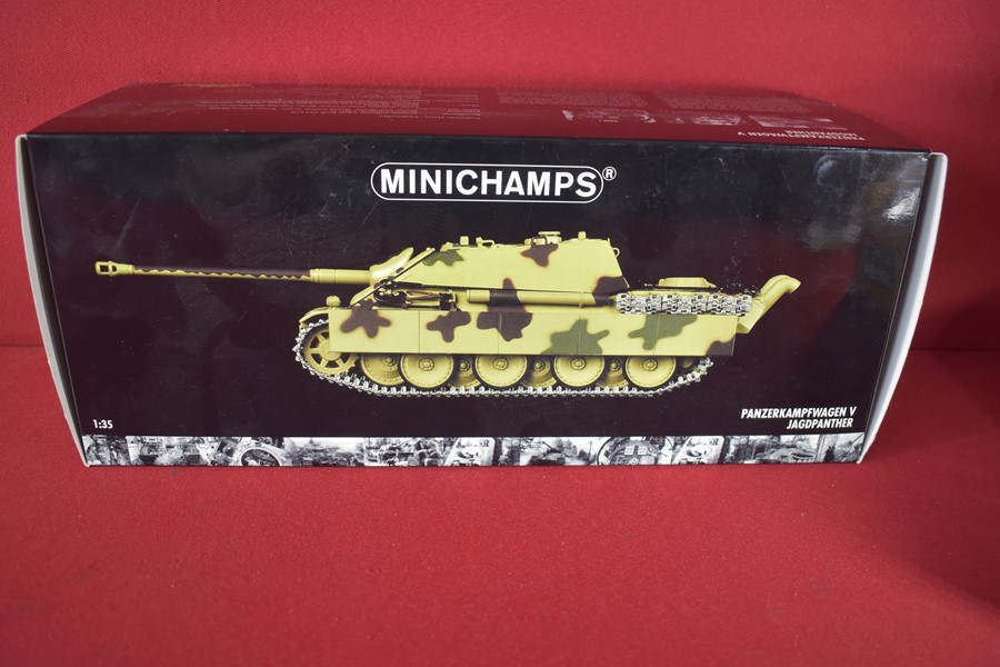 Char Minichamps 1/35 Panzerkampfwagen V Jagdpanther comme