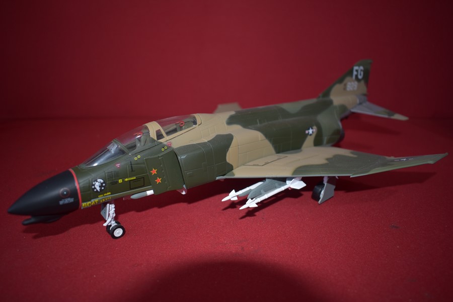 FRANKLIN MINT 1:48 DIE CAST USAF F4 PHANTOM - MIG KILLER-SOLD