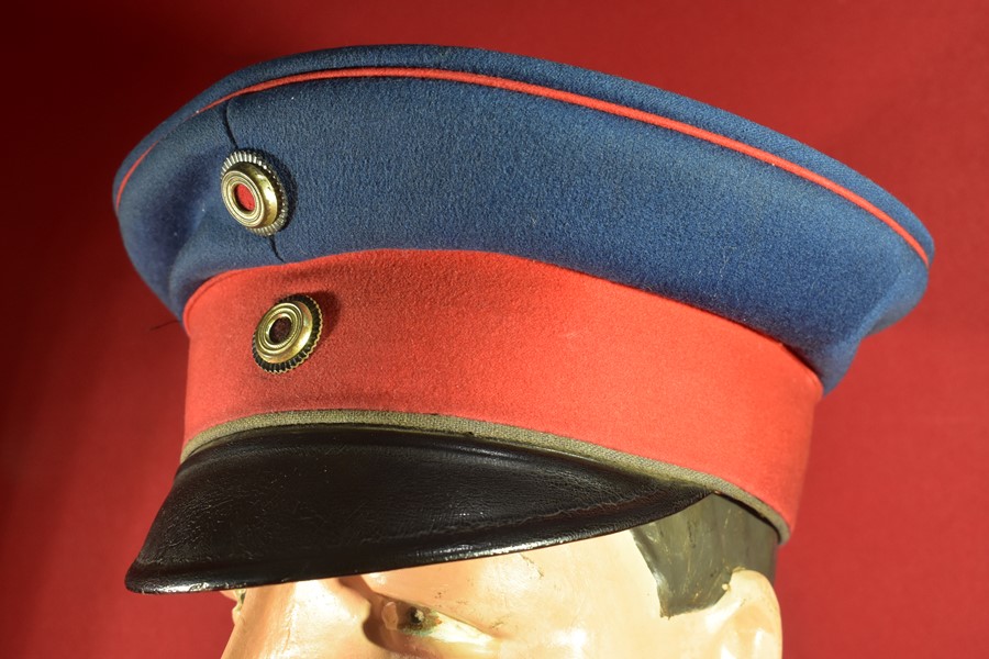 WW1 IMPERIAL GERMAN OFFICERS VISOR CAP