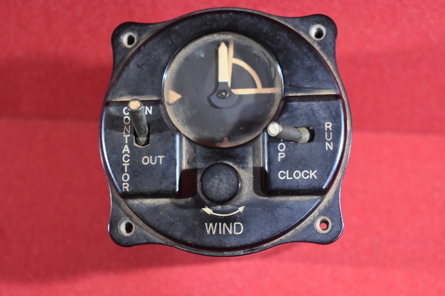 WWII WORKING Aircraft IFF Contactor Timer BC-608-A Recognition Clock ...