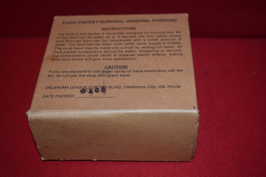 Food Packet Survival General Purpose A