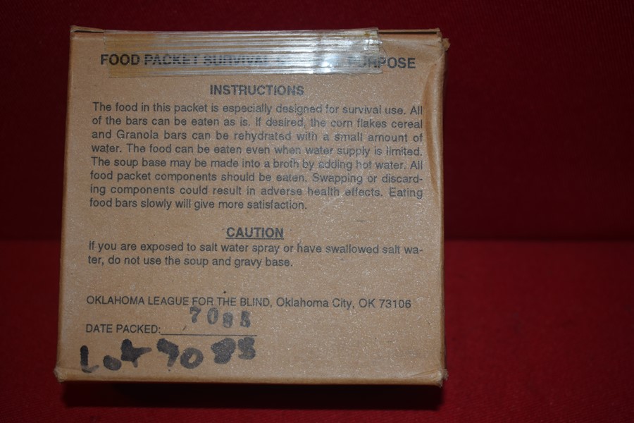 FOOD PACKET SURVIVAL GENERAL PURPOSE.b