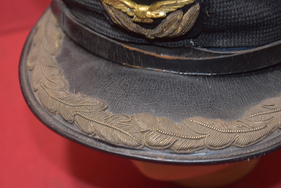 WW2 RAF GROUP CAPTAINS PEAK HAT-SOLD